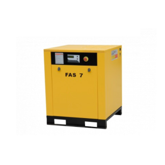 Compresor de aire industrial modelo FAST07A de la línea First Air, diseñado para aplicaciones de generación de aire comprimido.